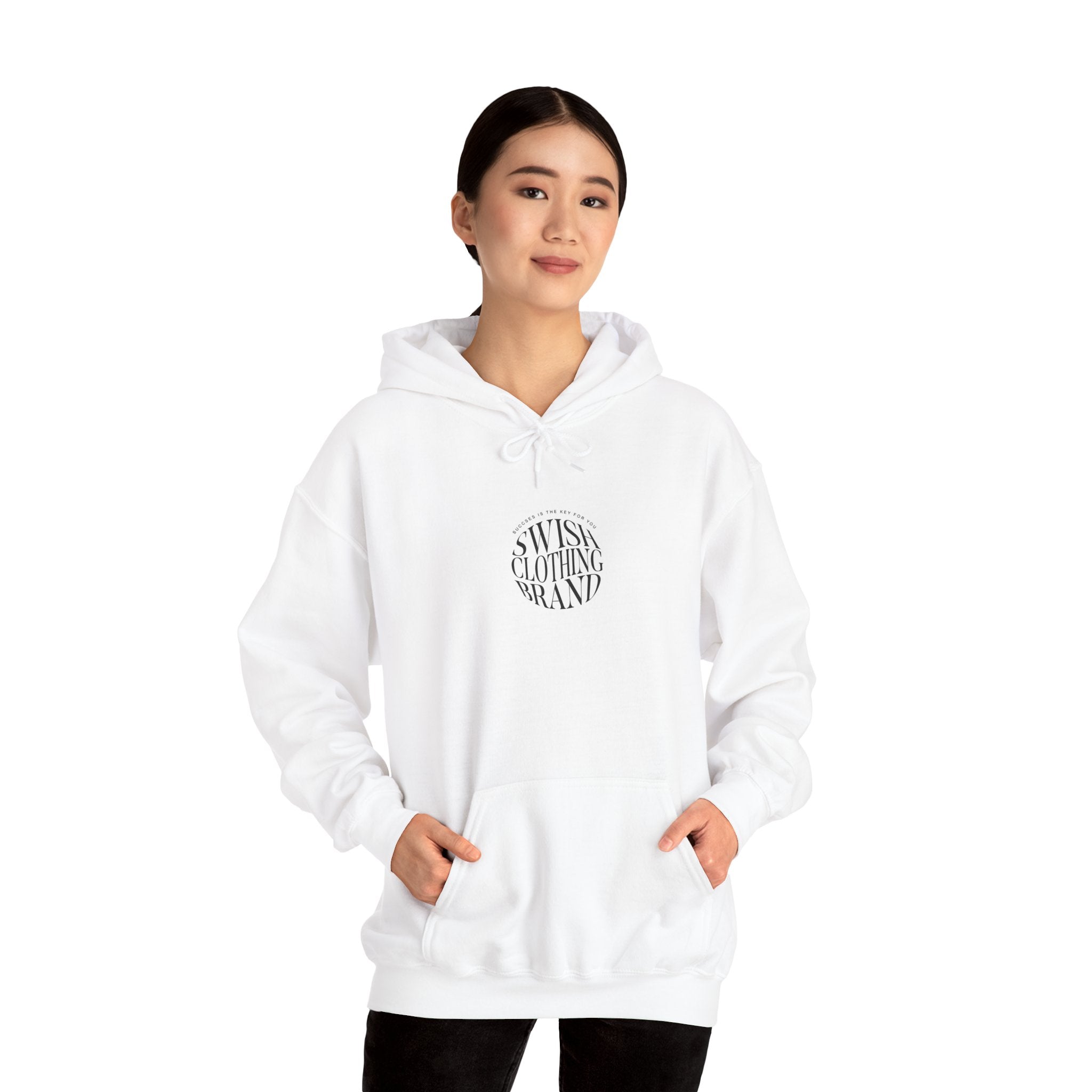 "Swish Clothing Brand" White Hoodie